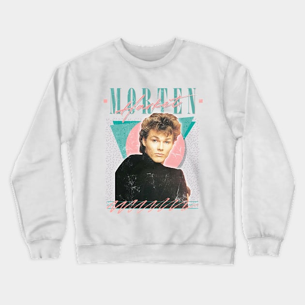 80s Vintage Style Morten Harket Aesthetic Design Crewneck Sweatshirt by DankFutura